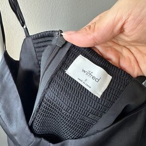 NWOT Aritzia Wilfred Black Dress